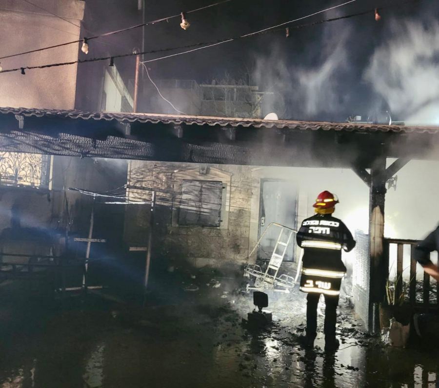 البعنه: حريق في منزل فجر اليوم الجمعة
